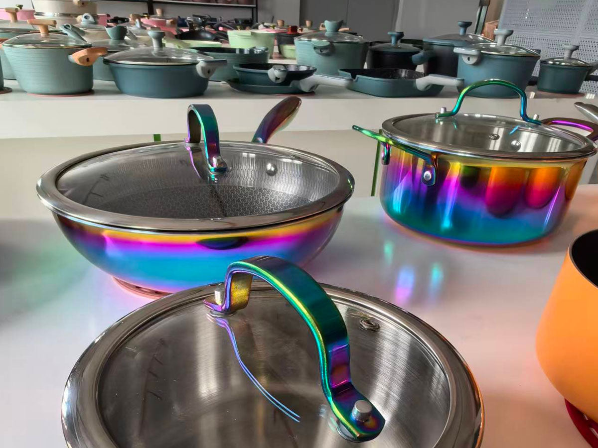Cookware and electric cooking appliance samples reviewed for a buyer project